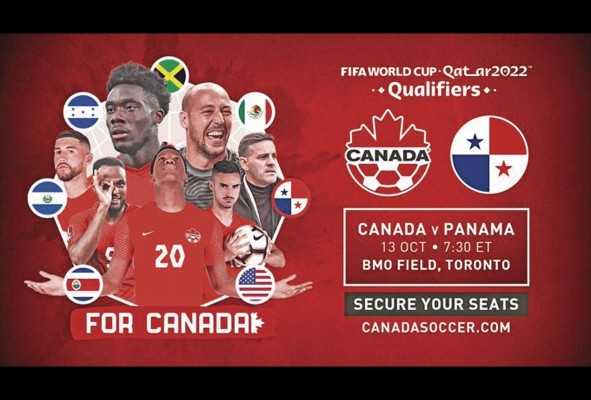 El partido ante Panamá que cierra en Toronto la ventana clasificatoria de octubre, es promocionado con enorme expectativa entre los canadienses. El partido ante Panamá que cierra en Toronto la ventana clasificatoria de octubre, es promocionado con enorme expectativa entre los canadienses.