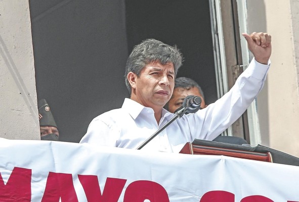El expresidente de Perú Pedro Castillo El expresidente de Perú Pedro Castillo