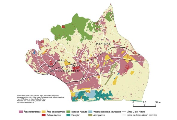 Mapa huella urbana 2010: Para 2010, el 30% (10,451.51 has) de la superficie de la cuenca corresponde a áreas urbanas o edificadas; 12,75% (4,449.95) corresponde a bosques y manglares. Mapa huella urbana 2010: Para 2010, el 30% (10,451.51 has) de la superficie de la cuenca corresponde a áreas urbanas o edificadas; 12,75% (4,449.95) corresponde a bosques y manglares.
