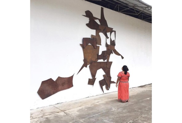 Obra sin título de Ana Elena Garuz. Obra sin título de Ana Elena Garuz.