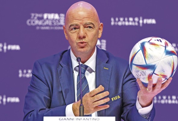 El presidente de la FIFA, Gianni Infantino El presidente de la FIFA, Gianni Infantino
