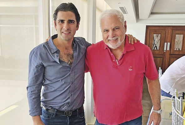 David Virzi junto a su tío, el expresidente Ricardo Martinelli David Virzi junto a su tío, el expresidente Ricardo Martinelli