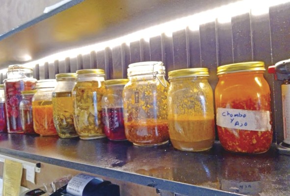 Fermentos, encurtidos y picantes del restaurante Fermentos, encurtidos y picantes del restaurante