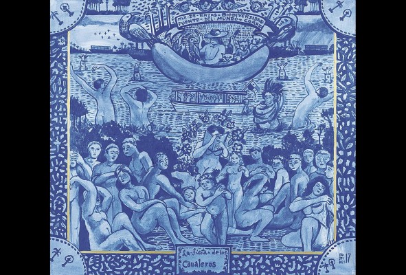Aristides Ureña Ramos, 'La fiesta de los canaleros' Aristides Ureña Ramos, 'La fiesta de los canaleros'