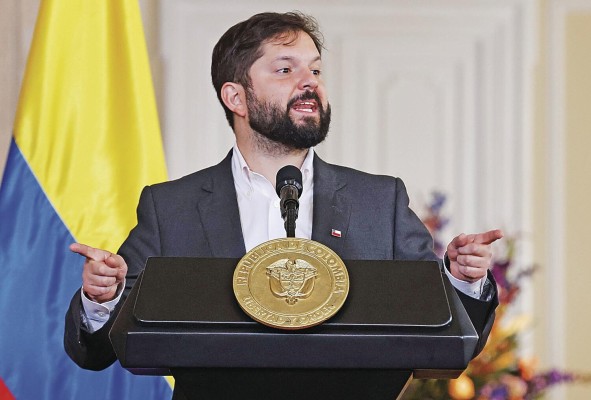 El presidente de Chile, Gabriel Boric, en una imagen de archivo. El presidente de Chile, Gabriel Boric, en una imagen de archivo.