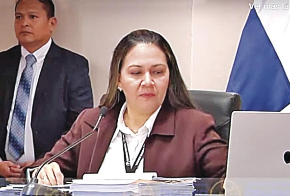 La jueza Baloisa Marquínez preside la audiencia relacionada con la compra de Epasa. La jueza Baloisa Marquínez preside la audiencia relacionada con la compra de Epasa.