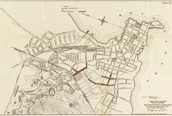 Elaborado entre 1911 y 1912. Reporte anual (1915) de la Isthmian Canal Commision, sobre los avances de la construcción del Canal en la época. Elaborado entre 1911 y 1912. Reporte anual (1915) de la Isthmian Canal Commision, sobre los avances de la construcción del Canal en la época.