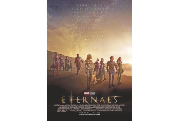 La cinta se estrenará hoy en cines, y es la primera aparición de los 'Eternos' de Marvel. La cinta se estrenará hoy en cines, y es la primera aparición de los 'Eternos' de Marvel.