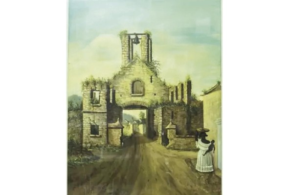 Puerta de Tierra, de William Leblanc, siglo XIX Puerta de Tierra, de William Leblanc, siglo XIX