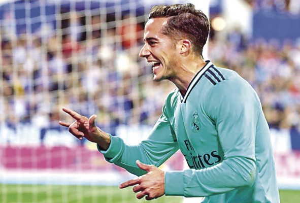 Lucas Vázquez durante el partido de octavos de final de la Copa del Rey. Lucas Vázquez durante el partido de octavos de final de la Copa del Rey.