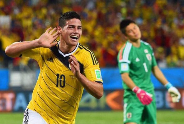 James Rodríguez vivió su momento estelar en la Copa Mundial Brasil 2014; había perdido su sonrisa en el Real Madrid. En el Everton, su cara y su fútbol han recuperado la alegría. James Rodríguez vivió su momento estelar en la Copa Mundial Brasil 2014; había perdido su sonrisa en el Real Madrid. En el Everton, su cara y su fútbol han recuperado la alegría.