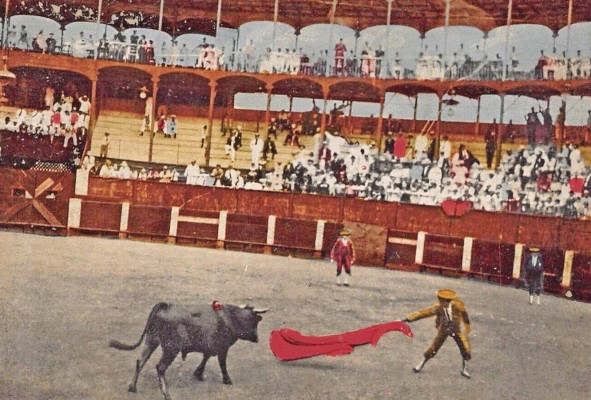 Maduro Jr.: corrida de toros, Vista Alegre, Panamá. Tarjeta postal #337. Maduro Jr.: corrida de toros, Vista Alegre, Panamá. Tarjeta postal #337.
