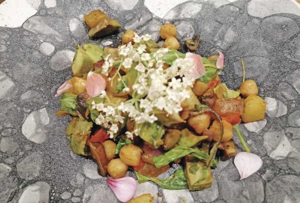 Ensalada de papa ahumada Ensalada de papa ahumada