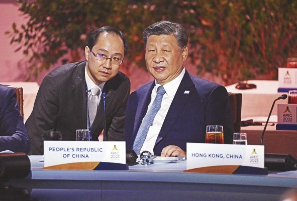 El presidente chino, Xi Jinping, en la APEC 2023. El presidente chino, Xi Jinping, en la APEC 2023.