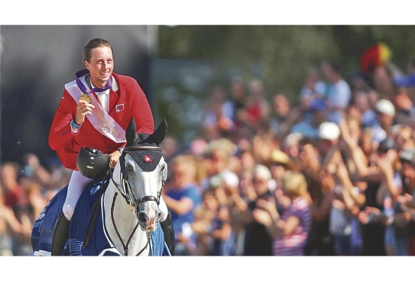 El jinete suizo Martin Fuchs durante una de sus competencias. El jinete suizo Martin Fuchs durante una de sus competencias.