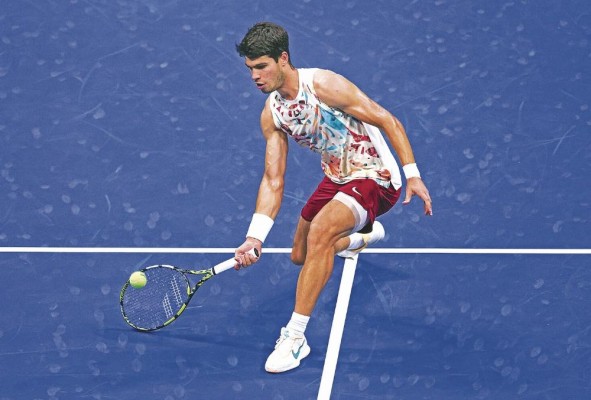 Carlos Alcaraz durante el US Open 2023 Carlos Alcaraz durante el US Open 2023