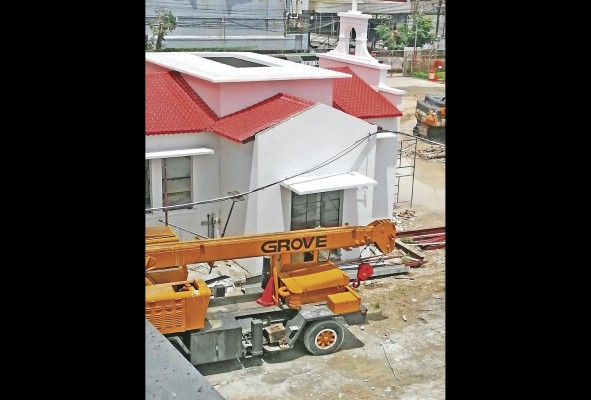 La reconstrucción permitirá el uso de todos los espacios del antiguo colegio. La reconstrucción permitirá el uso de todos los espacios del antiguo colegio.