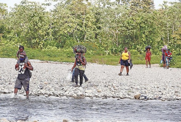 La selva de Darién, uno de los tramos más peligrosos en la ruta hacia el norte. La selva de Darién, uno de los tramos más peligrosos en la ruta hacia el norte.