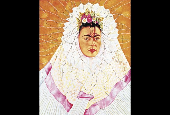 'Diego en mi pensamiento', (1943), Frida Kahlo. 'Diego en mi pensamiento', (1943), Frida Kahlo.