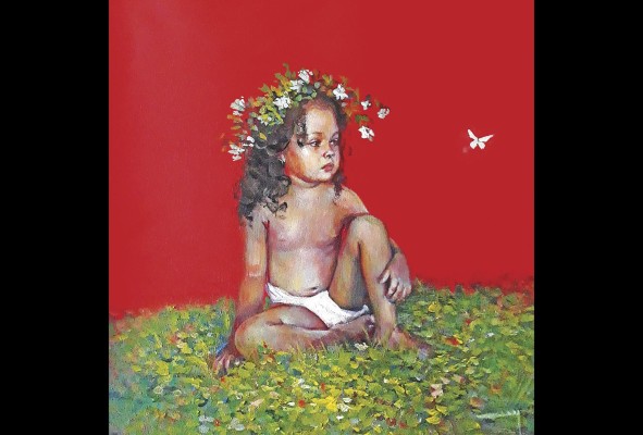 'Inocencia', una obra de la artista panameña Elsy Acosta. 'Inocencia', una obra de la artista panameña Elsy Acosta.