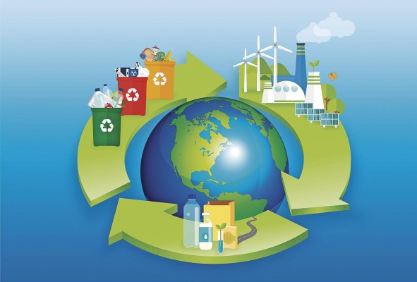 La economía circular es reparadora y regenerativa, y pretende conseguir que los productos, componentes y materiales mantengan su máxima utilidad y valor en todo momento. La economía circular es reparadora y regenerativa, y pretende conseguir que los productos, componentes y materiales mantengan su máxima utilidad y valor en todo momento.
