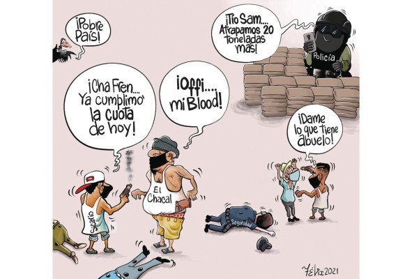 Caricatura de Félix Barrios premiada en el evento. Caricatura de Félix Barrios premiada en el evento.
