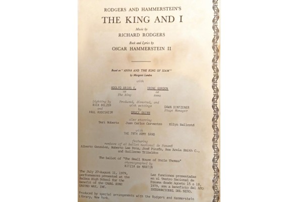 'The King and I', montaje de 1979 'The King and I', montaje de 1979