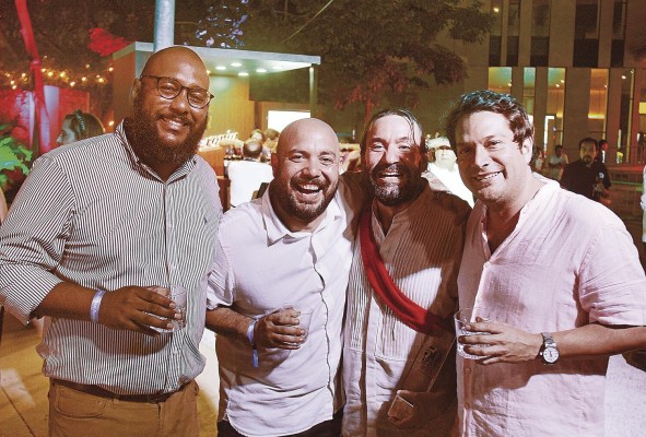 Los chefs Carlos 'Chombolín' Alba, Fulvio Miranda, Mario Castrellón y Rafael Reyes Los chefs Carlos 'Chombolín' Alba, Fulvio Miranda, Mario Castrellón y Rafael Reyes