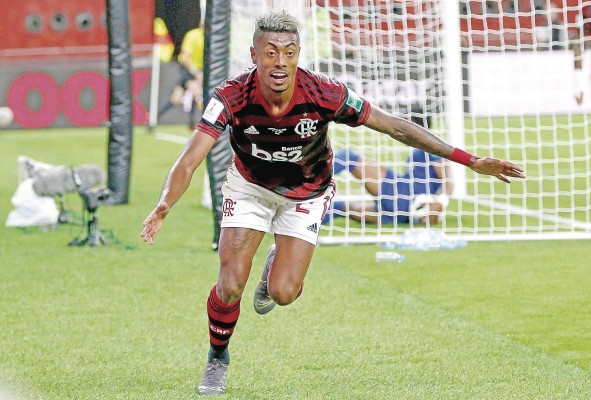 Bruno Henrique anotó el segundo gol del Flamengo. Bruno Henrique anotó el segundo gol del Flamengo.