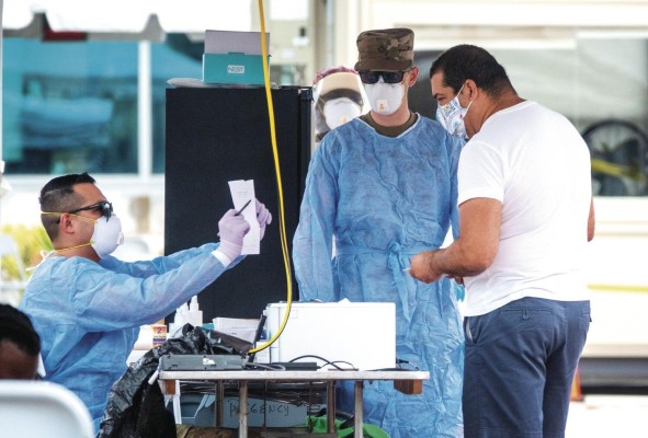 El sondeo muestra un descontento sobre el manejo gubernamental de la pandemia. El sondeo muestra un descontento sobre el manejo gubernamental de la pandemia.