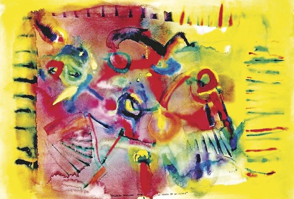 'La danza de los signos'. Acuarela. 'La danza de los signos'. Acuarela.