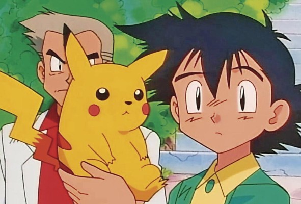 Primera aparición de Ash junto con Picachu, en la serie “Pokémon Liga Índigo”. Primera aparición de Ash junto con Picachu, en la serie “Pokémon Liga Índigo”.