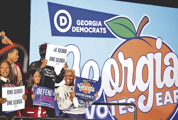 Grupo de futuros votantes de Georgia, Estados Unidos. Grupo de futuros votantes de Georgia, Estados Unidos.