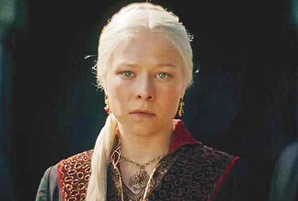Rhaenyra Targaryen, interpretada por Emma D'arcy Rhaenyra Targaryen, interpretada por Emma D'arcy