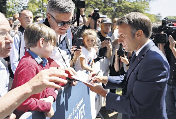 El presidente de Francia, Emmanuel Macron. El presidente de Francia, Emmanuel Macron.