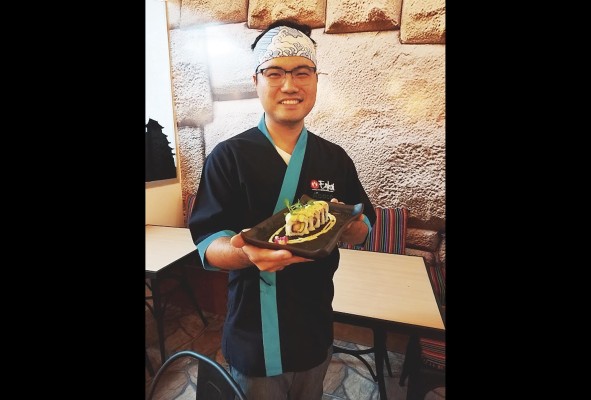 El chef Masaki Uyema El chef Masaki Uyema