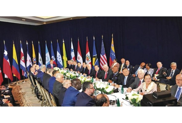 Septiembre de 2019, Trump se reúne con líderes de la región, entre ellos el presidente Laurentino Cortizo Septiembre de 2019, Trump se reúne con líderes de la región, entre ellos el presidente Laurentino Cortizo