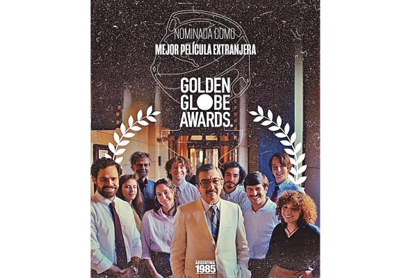 “Argentina, 1985” se encuentra nominada en la categoría “Mmejor película extranjera” “Argentina, 1985” se encuentra nominada en la categoría “Mmejor película extranjera”