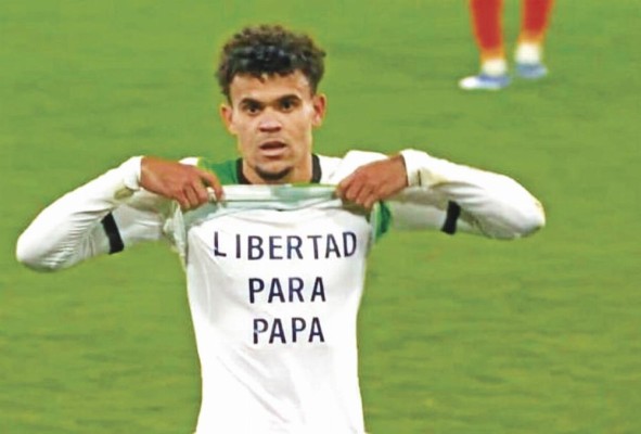 El futbolista Luis Díaz El futbolista Luis Díaz