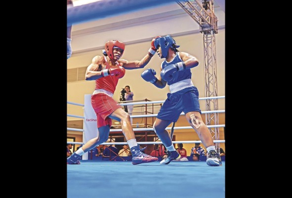 Atheyna Bylon (izq.) ganó por primera vez un título en unos Juegos Centroamericanos y del Caribe. Atheyna Bylon (izq.) ganó por primera vez un título en unos Juegos Centroamericanos y del Caribe.