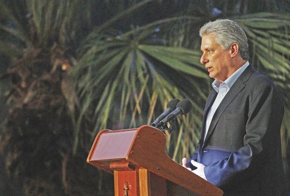 El presidente cubano, Miguel Díaz-Canel El presidente cubano, Miguel Díaz-Canel