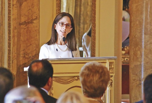 Linda Maguire, representante del PNUD. Linda Maguire, representante del PNUD.