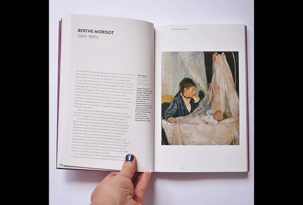 'Mujeres artistas', el nuevo libro de Frigeri, fue publicado en 2020. 'Mujeres artistas', el nuevo libro de Frigeri, fue publicado en 2020.