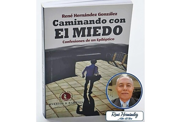 Portada de Caminando con el Miedo, de René Hernández. Portada de Caminando con el Miedo, de René Hernández.