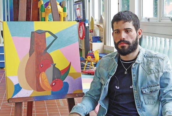 El artista plástico Juan José Rodríguez. El artista plástico Juan José Rodríguez.