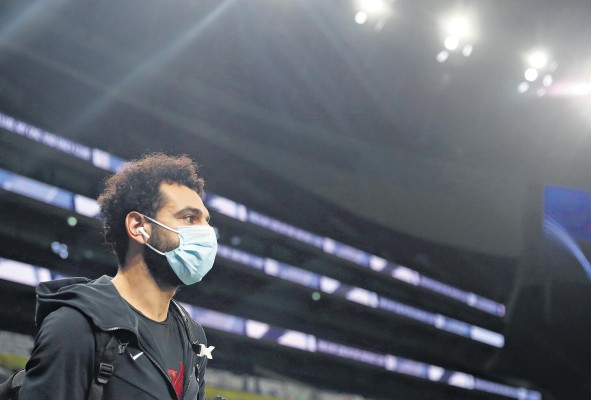 El futbolista egipcio del Liverpool Mohamed Salah, en una imagen de archivo. El futbolista egipcio del Liverpool Mohamed Salah, en una imagen de archivo.