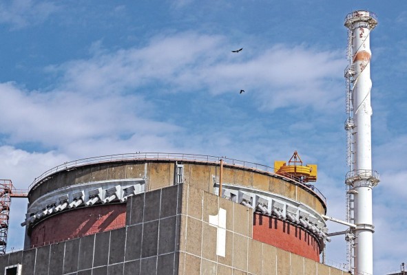 Imagen de la central nuclear de Zaporiyia, en Ucrania Imagen de la central nuclear de Zaporiyia, en Ucrania