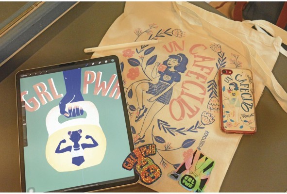 Las ilustraciones de Yassy se han vendido internacionalmente. Las ilustraciones de Yassy se han vendido internacionalmente.