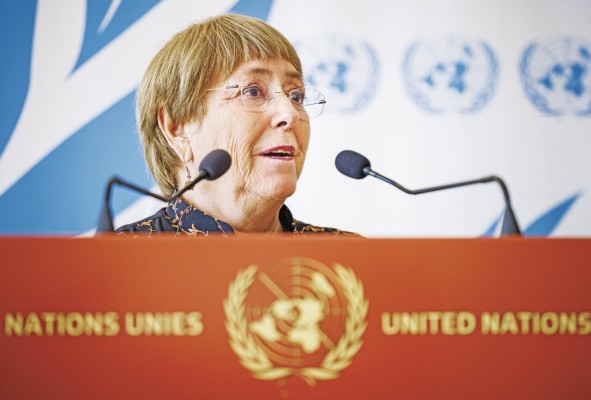 La alta comisionada Michelle Bachelet La alta comisionada Michelle Bachelet