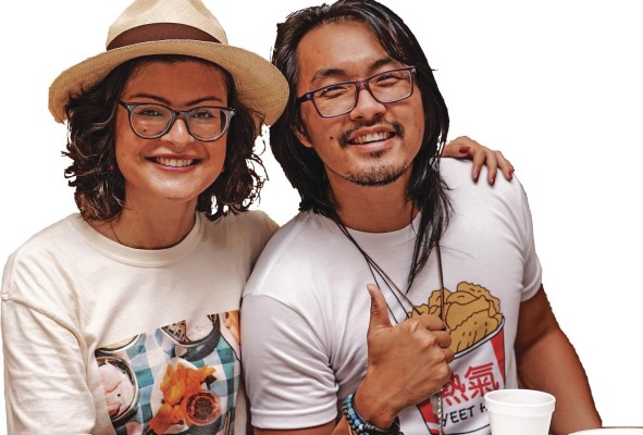 Corina Briceño y Felipe Chong Corina Briceño y Felipe Chong